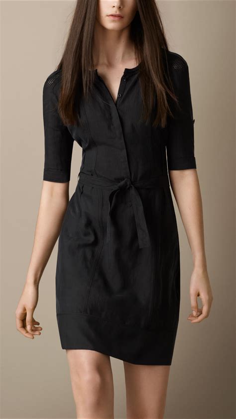 burberry brit dress shirt black|Burberry Brit shirt women.